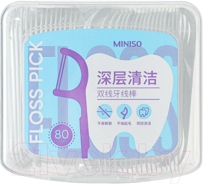 Зубная нить Miniso 3286 (80шт)