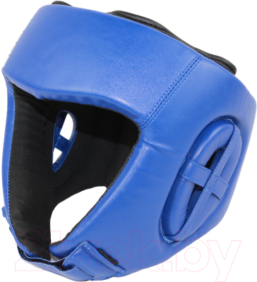 Боксерский шлем BoyBo Titan IB-24 (XL, синий)