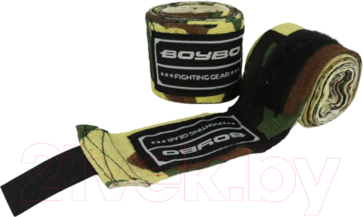 Боксерские бинты BoyBo BB2002-70 (3.5м, камуфляж)