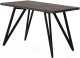 Обеденный стол Millwood Женева 2 Л 120x70x75 (сосна пасадена/металл черный) - 