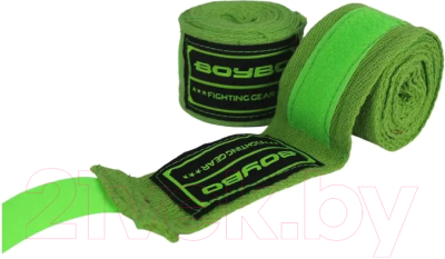 Боксерские бинты BoyBo BB2002-60 (2.5м, светло-зеленый)