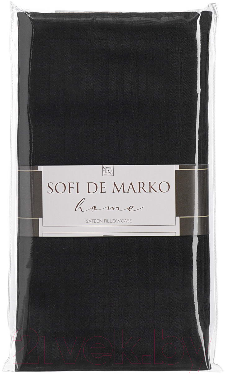 Наволочка Sofi de Marko Тиффани 50х70 / Нав-тиф-50х70чер (черный) — фото 2