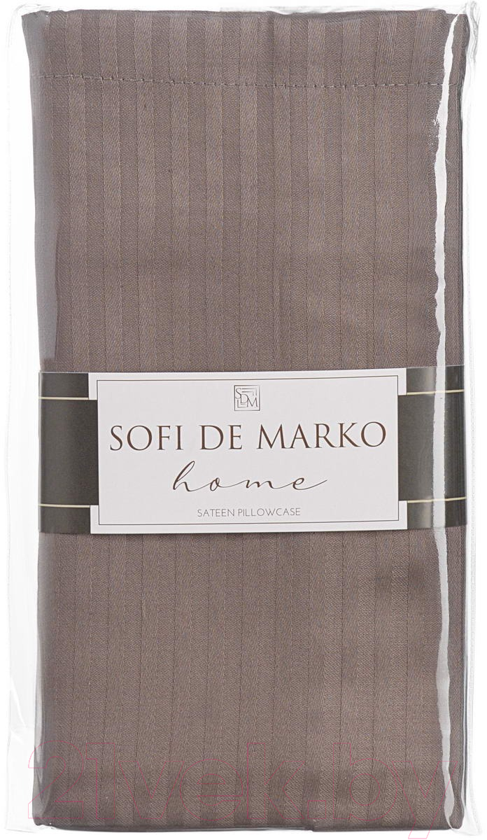 Наволочка Sofi de Marko Тиффани 50х70 / Нав-тиф-50х70шок (шоколадный) — фото 2