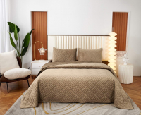 Набор текстиля для спальни Sofi de Marko Армандо 160х220 / Пок-Арм-160х220пс (песочный) - 