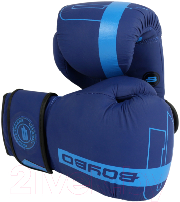 Боксерские перчатки BoyBo Fusion BG-092 (10oz, темно-синий/синий)