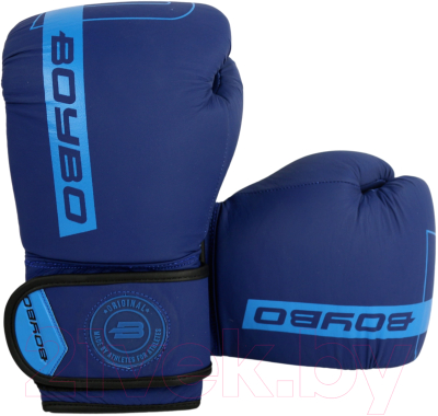 Боксерские перчатки BoyBo Fusion BG-092 (10oz, темно-синий/синий)