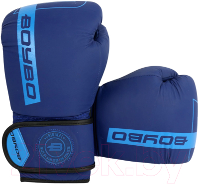Боксерские перчатки BoyBo Fusion BG-092 (8oz, темно-синий/синий)