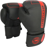 Боксерские перчатки BoyBo Fusion BG-092 (14oz, черный/красный) - 