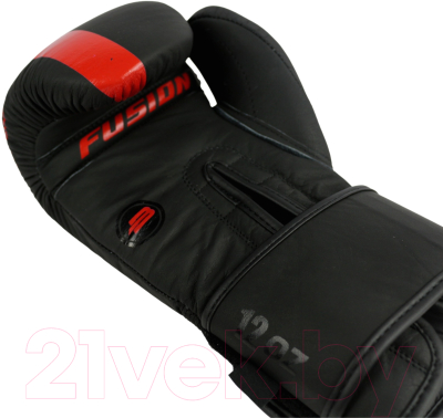 Боксерские перчатки BoyBo Fusion BG-092 (14oz, черный/красный)