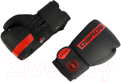 Боксерские перчатки BoyBo Fusion BG-092 (16oz, черный/красный)