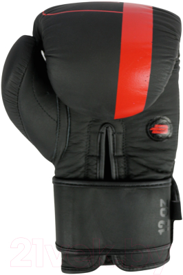 Боксерские перчатки BoyBo Fusion BG-092 (16oz, черный/красный)