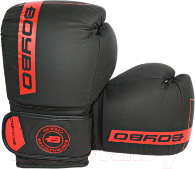 Боксерские перчатки BoyBo Fusion BG-092 (8oz, черный/красный)