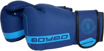 Боксерские перчатки BoyBo Rage BBG200 (16oz, черный/красный)