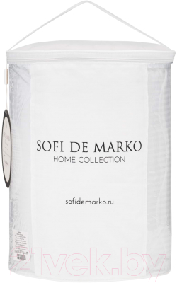 Одеяло Sofi de Marko Тиффани 195х220 / Од-тиф-195х220бел (белый)