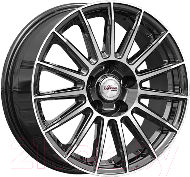 Литой диск iFree Азур 16x6.5" 5x110мм DIA 63.35мм ET 40мм Блэк джек