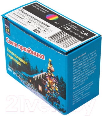 Изображение товара Светодиодная гирлянда Uniel ULD-S0280-025/DTA / 09580