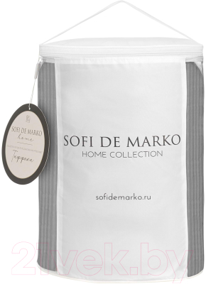 Одеяло Sofi de Marko Тиффани 155х220 / Од-тиф-155х220сер (серый)