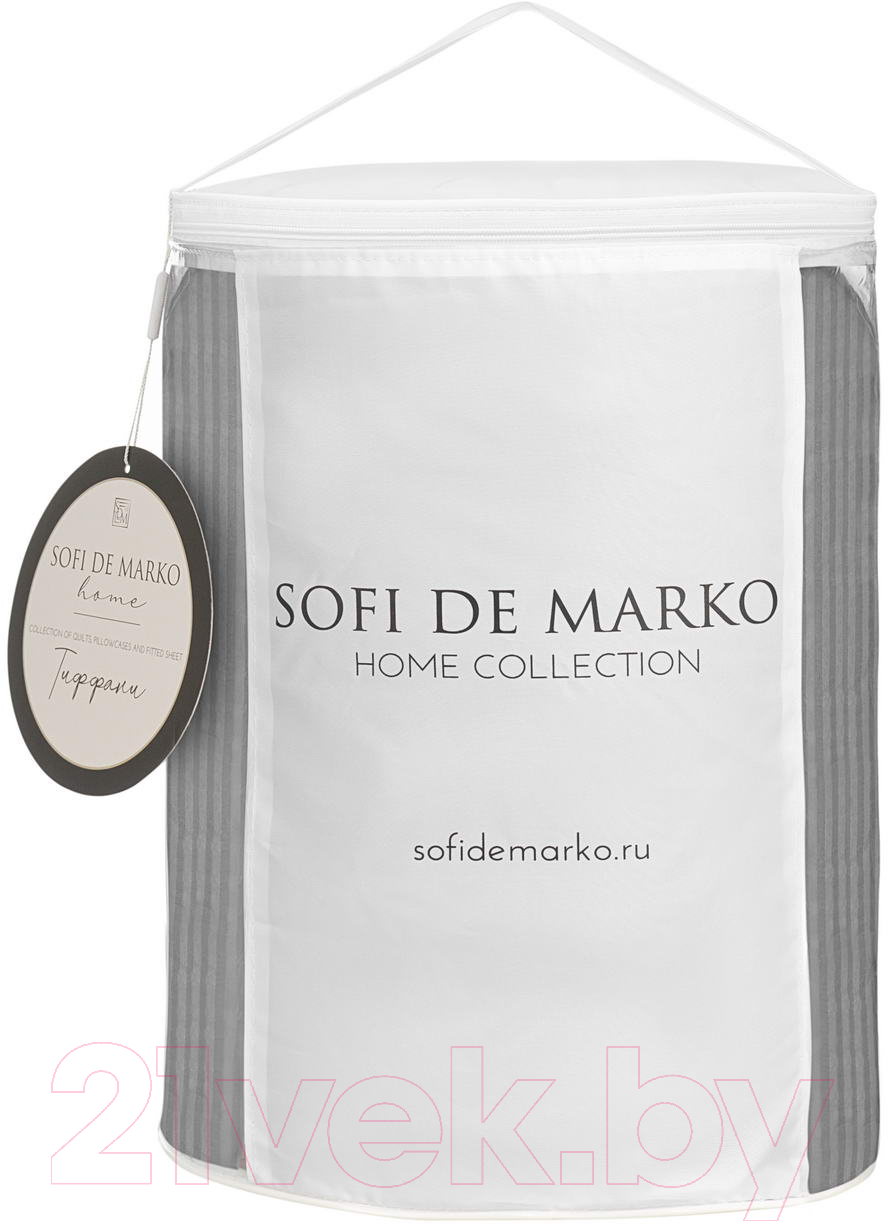 Одеяло Sofi de Marko Тиффани 195х220 / Од-тиф-195х220сер (серый) — фото 3