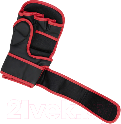 Перчатки для единоборств BoyBo Wings BBGL-26 Flex для ММА (XL, черный/красный)