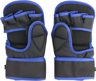 Перчатки для единоборств BoyBo Wings BBGL-26 Flex для ММА (2XS, черный/синий)