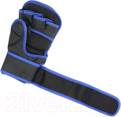 Перчатки для единоборств BoyBo Wings BBGL-26 Flex для ММА (S, черный/синий)