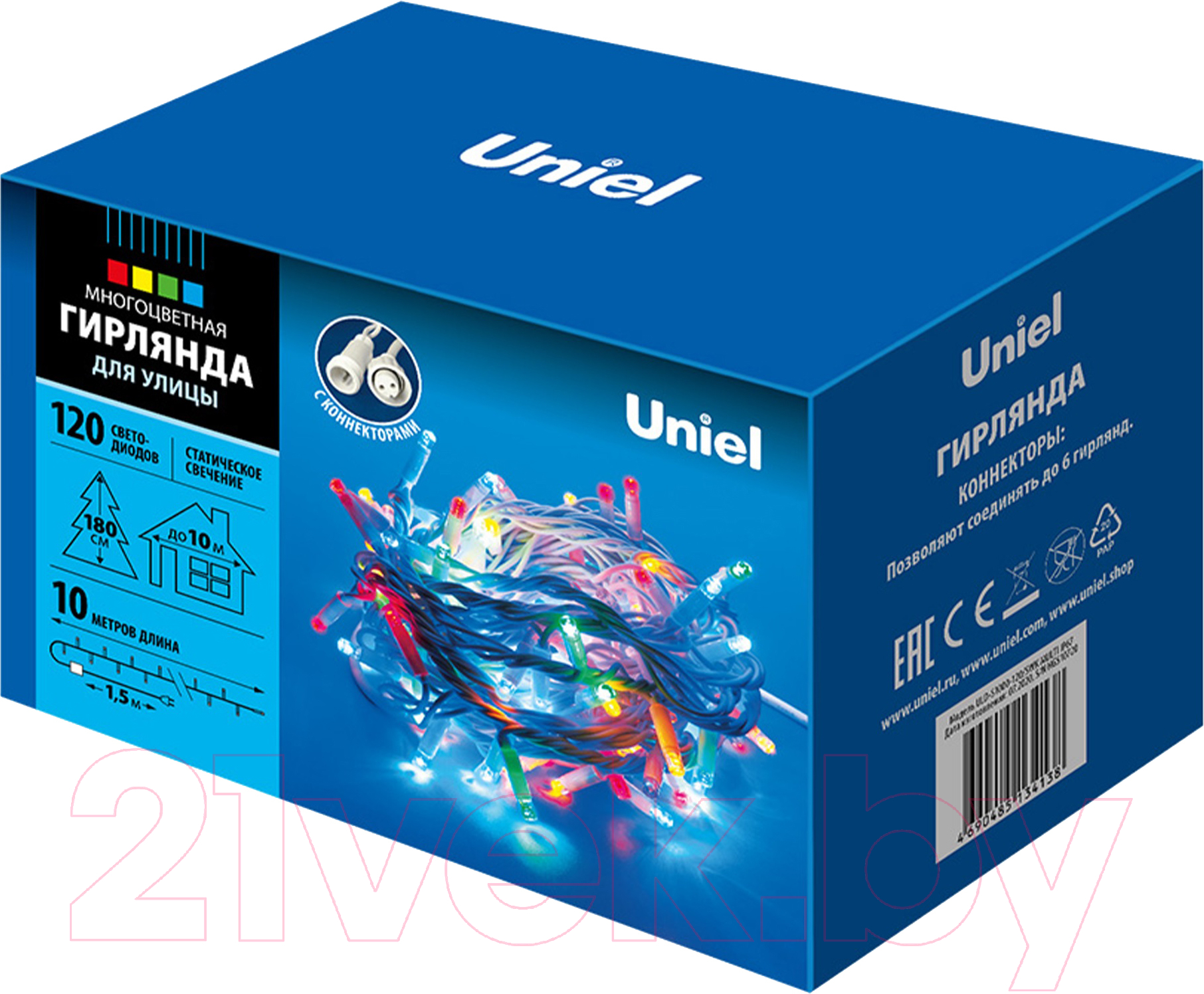 Светодиодная гирлянда Uniel ULD-S1000-120/SWK / UL-00007202