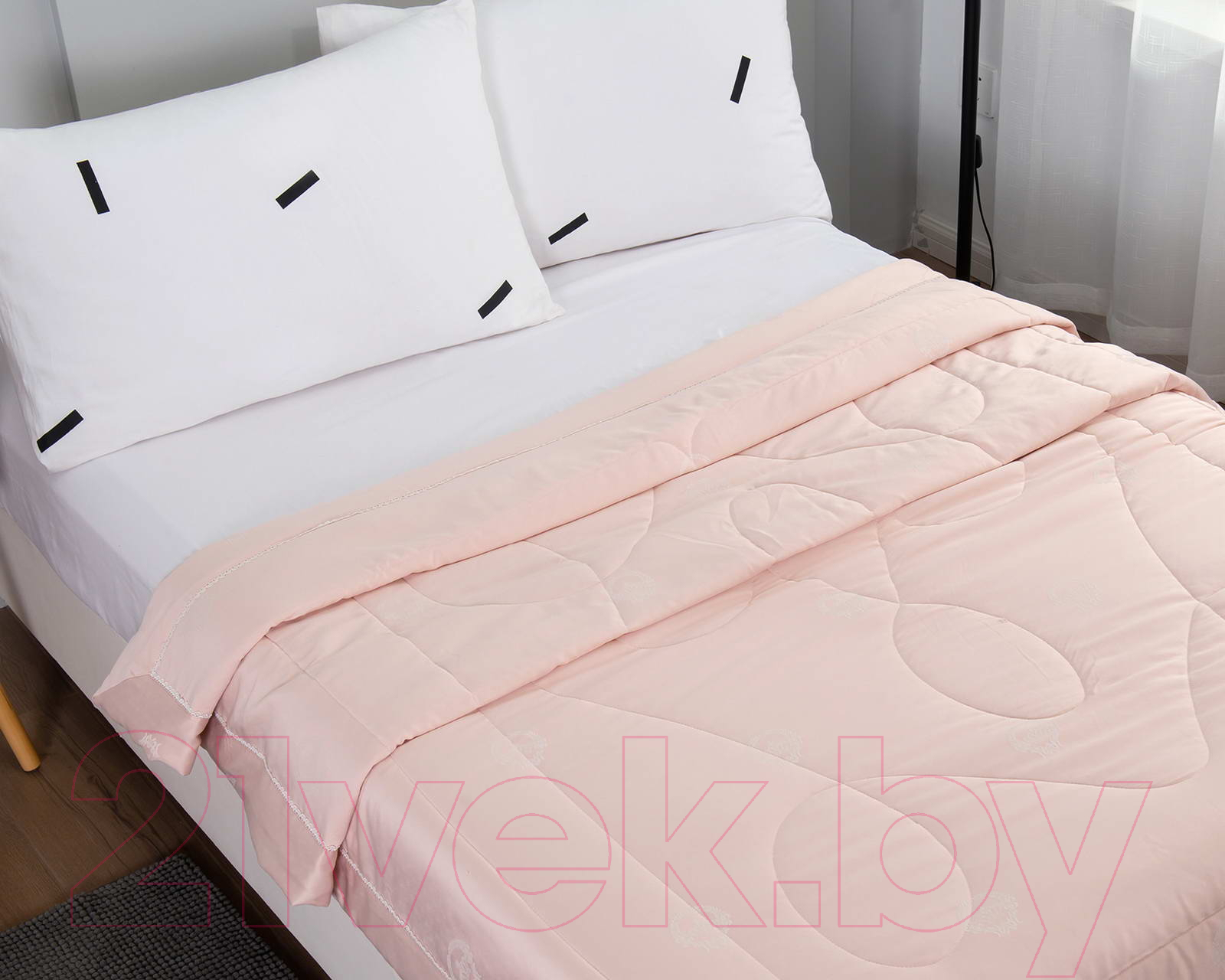 Одеяло Sofi de Marko Шарлиз 160х220 / Тенсел Од-Шкр-160х220Т (карамель) — фото 6