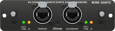 

Модуль расширения для микшерного пульта, Wing-Dante