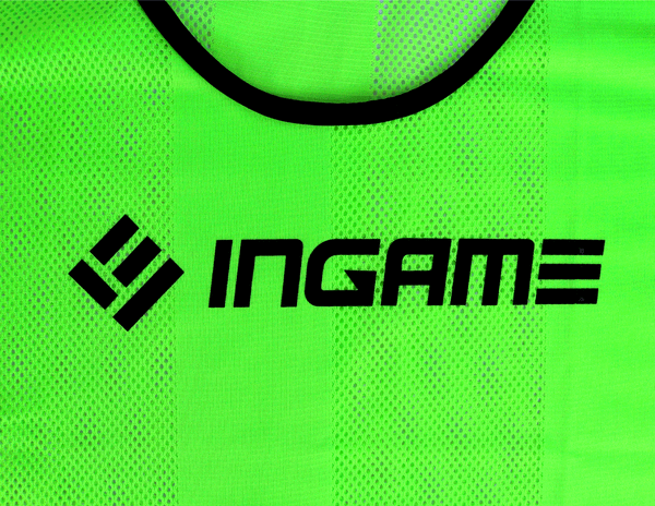 Манишка футбольная Ingame Fluo FB-2701 взрослая (зеленый)