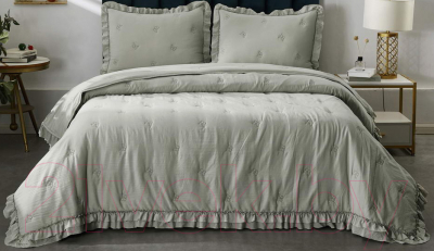 Набор текстиля для спальни Sofi de Marko Ребека 160х220 / П-Од-21-160х220 (бежевый)
