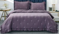 Набор текстиля для спальни Sofi de Marko Ребека 160х220 / П-Од-23-160х220 (фиолетовый) - 
