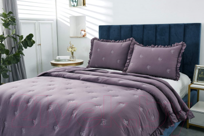 Набор текстиля для спальни Sofi de Marko Ребека 160х220 / П-Од-23-160х220 (фиолетовый)