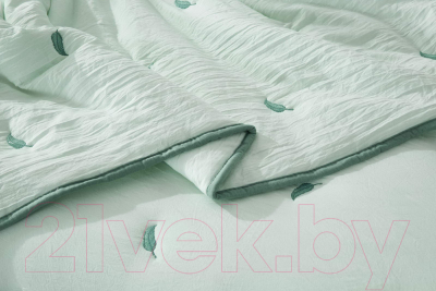 Набор текстиля для спальни Sofi de Marko Эрика 160х220 с наволочкой / П-Од-17-160х220 (ментоловый)