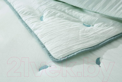 Набор текстиля для спальни Sofi de Marko Эрика 160х220 с наволочкой / П-Од-17-160х220 (ментоловый)