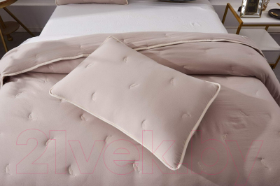 Набор текстиля для спальни Sofi de Marko Эрика 160х220 / П-Од-14-160х220 (пепельно-розовый)
