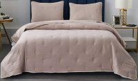Набор текстиля для спальни Sofi de Marko Эрика 230х250 / П-Од-14-230х250 (пепельно-розовый) - 