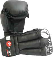 Перчатки для рукопашного боя RuscoSport 4oz (черный) - 