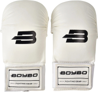 Перчатки для карате BoyBo Nylex / BO120 (S, белые) - 