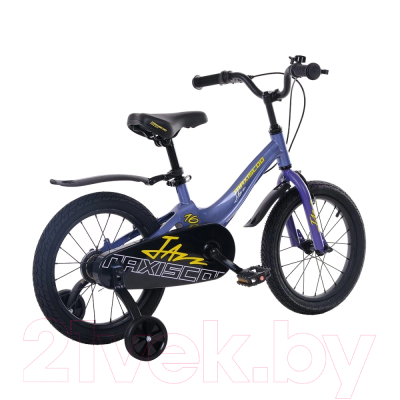 Детский велосипед Maxiscoo Jazz Стандарт Плюс 2024 / MSC-J1631 (синий карбон)