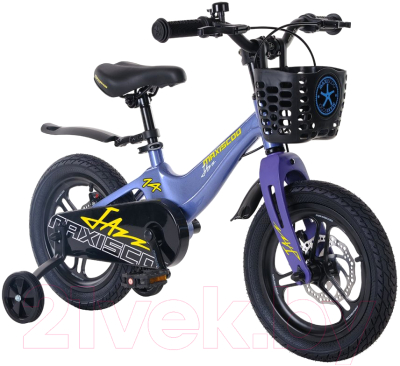 Детский велосипед Maxiscoo Jazz Pro 2024 / MSC-J1431P (синий карбон)