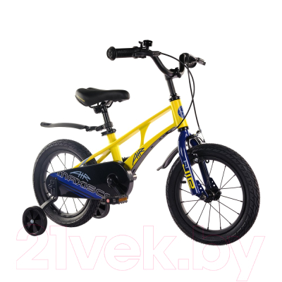 Детский велосипед Maxiscoo Air Стандарт Плюс 2024 / MSC-A1431 (желтый матовый)