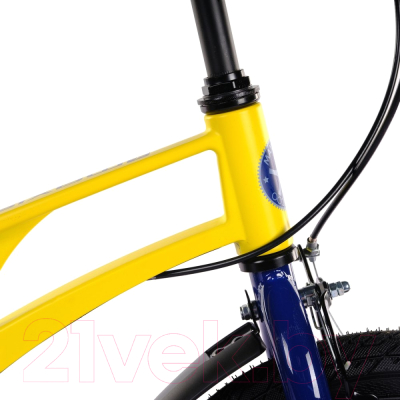 Детский велосипед Maxiscoo Air Стандарт Плюс 2024 / MSC-A1431 (желтый матовый)
