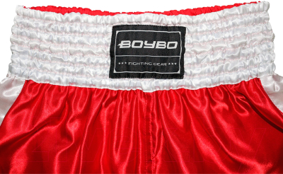 Шорты для бокса BoyBo Для кикбоксинга (XXS, красный)