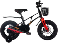 Детский велосипед Maxiscoo Air Pro 2024 / MSC-A1432P (черный матовый) - 