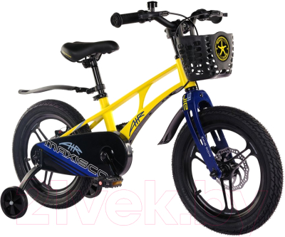 Детский велосипед Maxiscoo Air Pro 2024 / MSC-A1631P (желтый матовый)