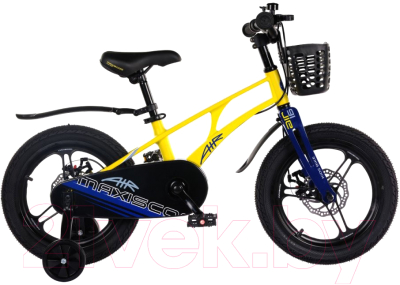 Детский велосипед Maxiscoo Air Pro 2024 / MSC-A1831P (желтый матовый)