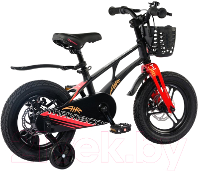 Детский велосипед Maxiscoo Air Pro 2024 / MSC-A1832P (черный матовый)