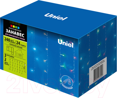 Световой занавес Uniel ULD-C3020-240/STK / UL-00007212 (разноцветный)