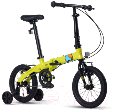 Детский велосипед Maxiscoo S007 Стандарт 2024 / MSC-007-1401 (желтый)