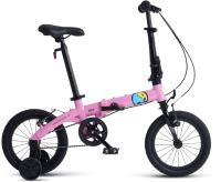 Детский велосипед Maxiscoo S007 Стандарт 2024 / MSC-007-1402 (розовый) - 